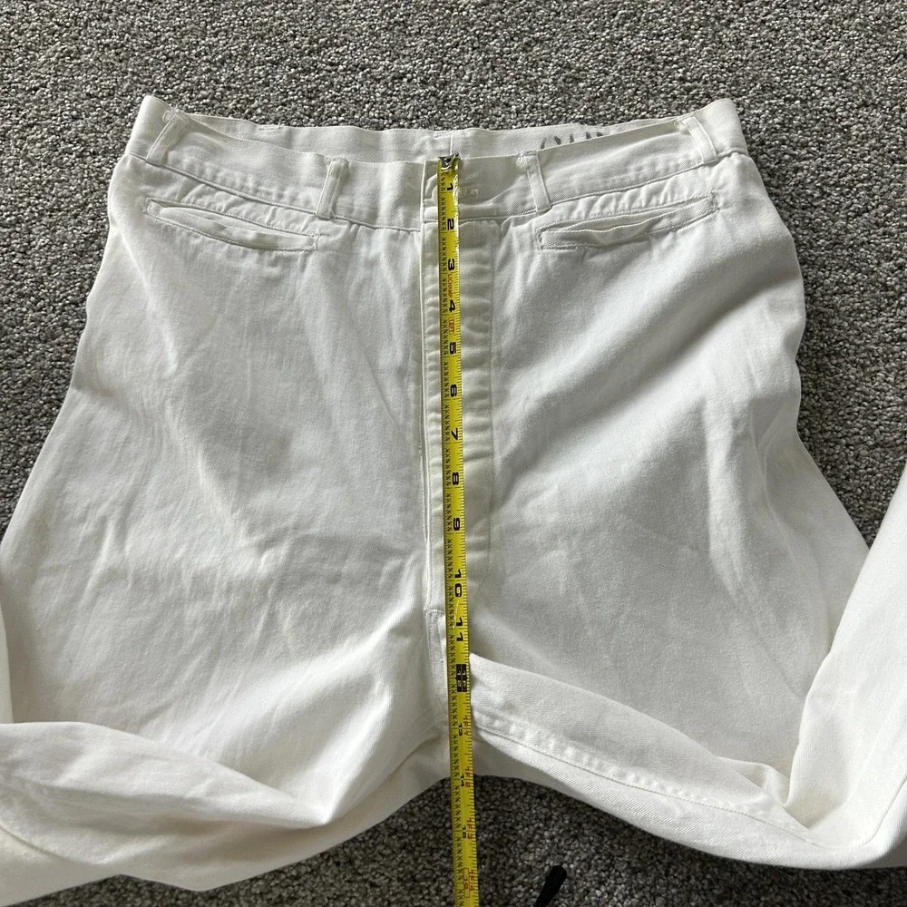 Vintage 40's 50's WWII US Navy Bell Bottom Crackerjack Sailor White Trousers